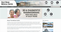 Desktop Screenshot of dileyridgemedicalcenter.com